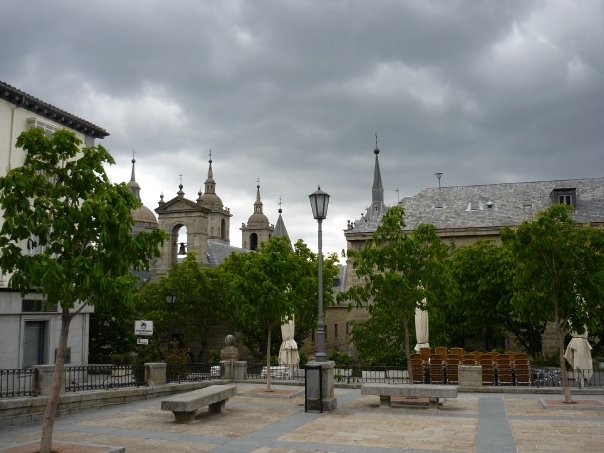 Plaza Mayor en un dia gris...