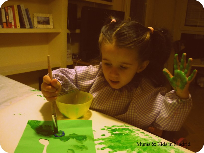 Artistas en acción..